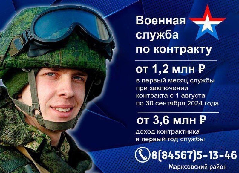 Военная служба по контракту  - настоящая мужская работа..