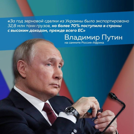 Президент России выступил на пленарном заседании саммита «Россия - Африка» в Санкт-Петербурге. Президент России выступил на пленарном заседании саммита «Россия - Африка» в Санкт-Петербурге.